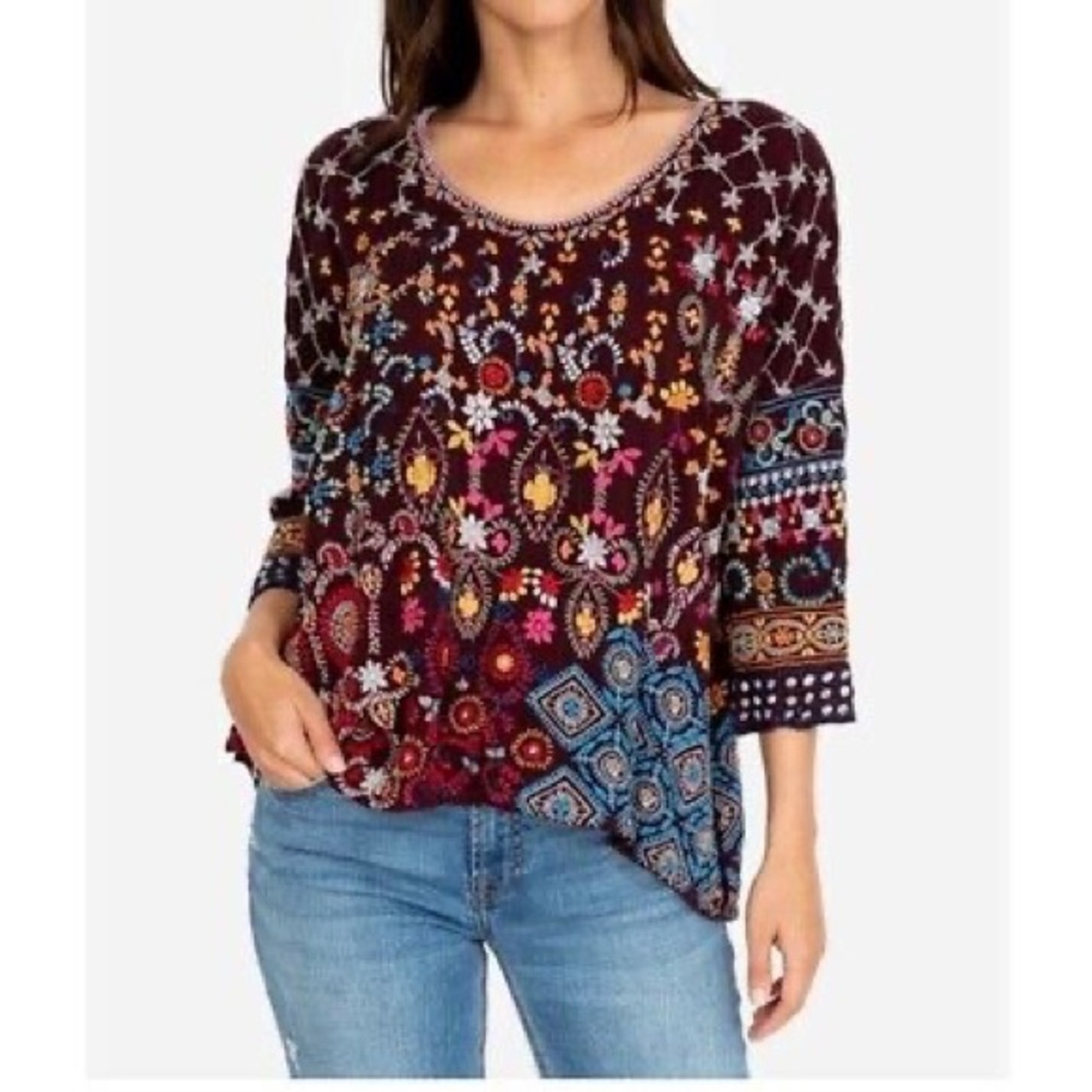 Johnny Was Zora Blouse